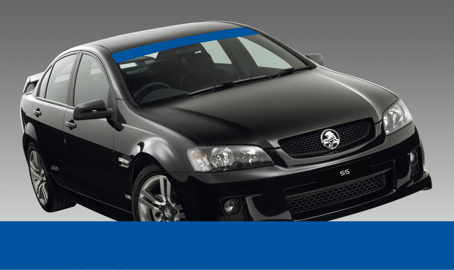 Blue Block Out Sunvisor