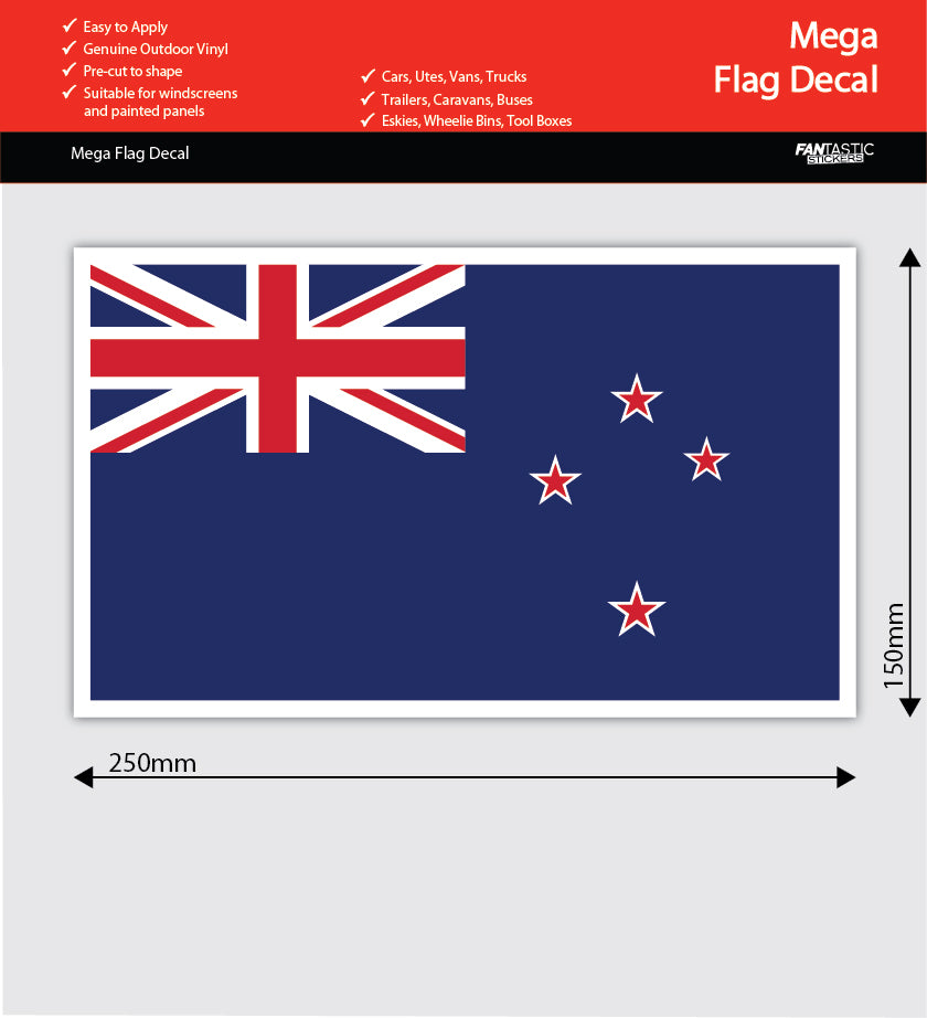 New Zealand Flag Mega Decal