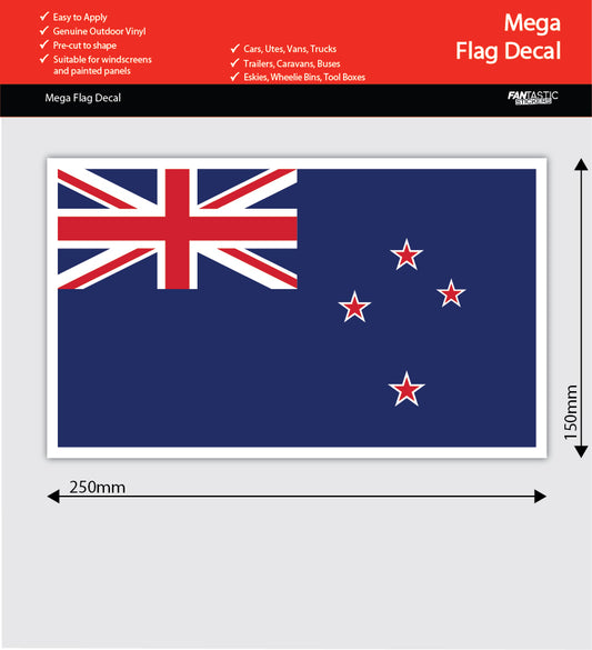 New Zealand Flag Mega Decal
