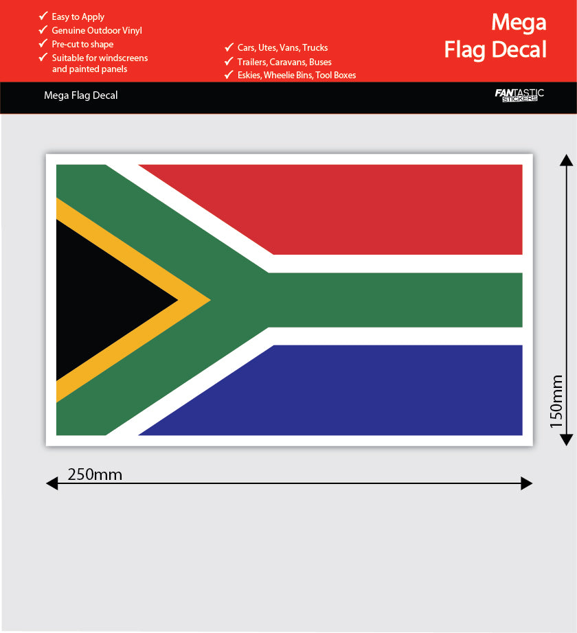South Africa Flag Mega Decal