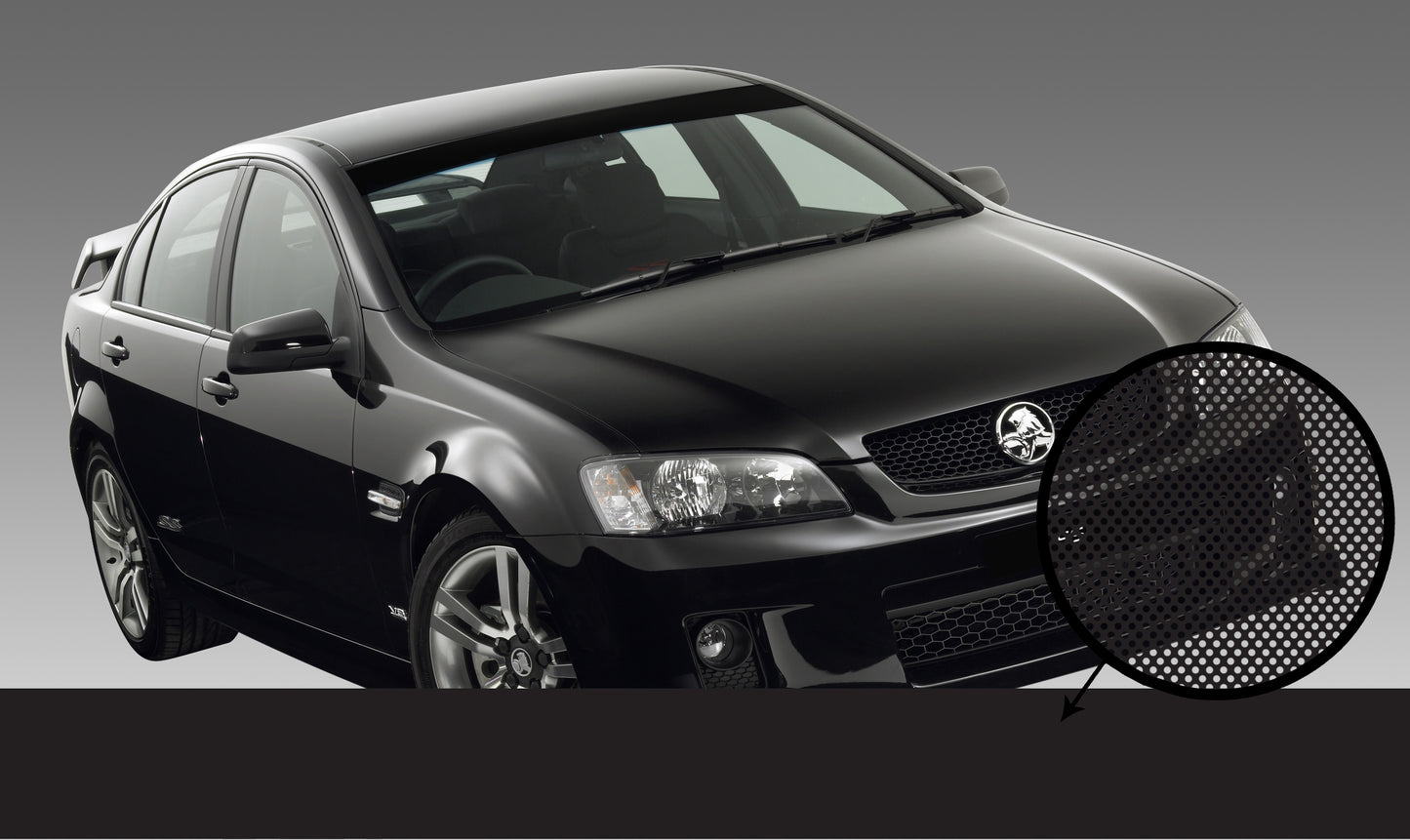 Black See-Thru Car Sun Visor