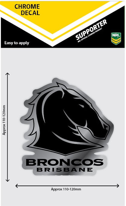 Broncos Chrome Decal