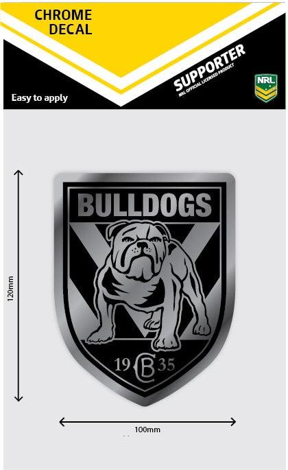 Bulldogs Chrome Decal