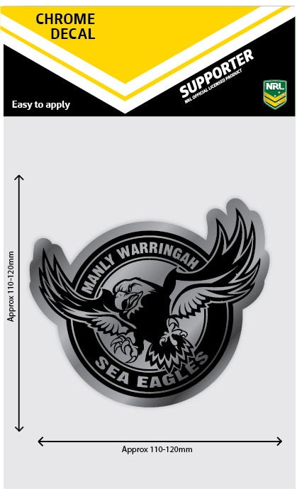 Sea Eagles Chrome Decal