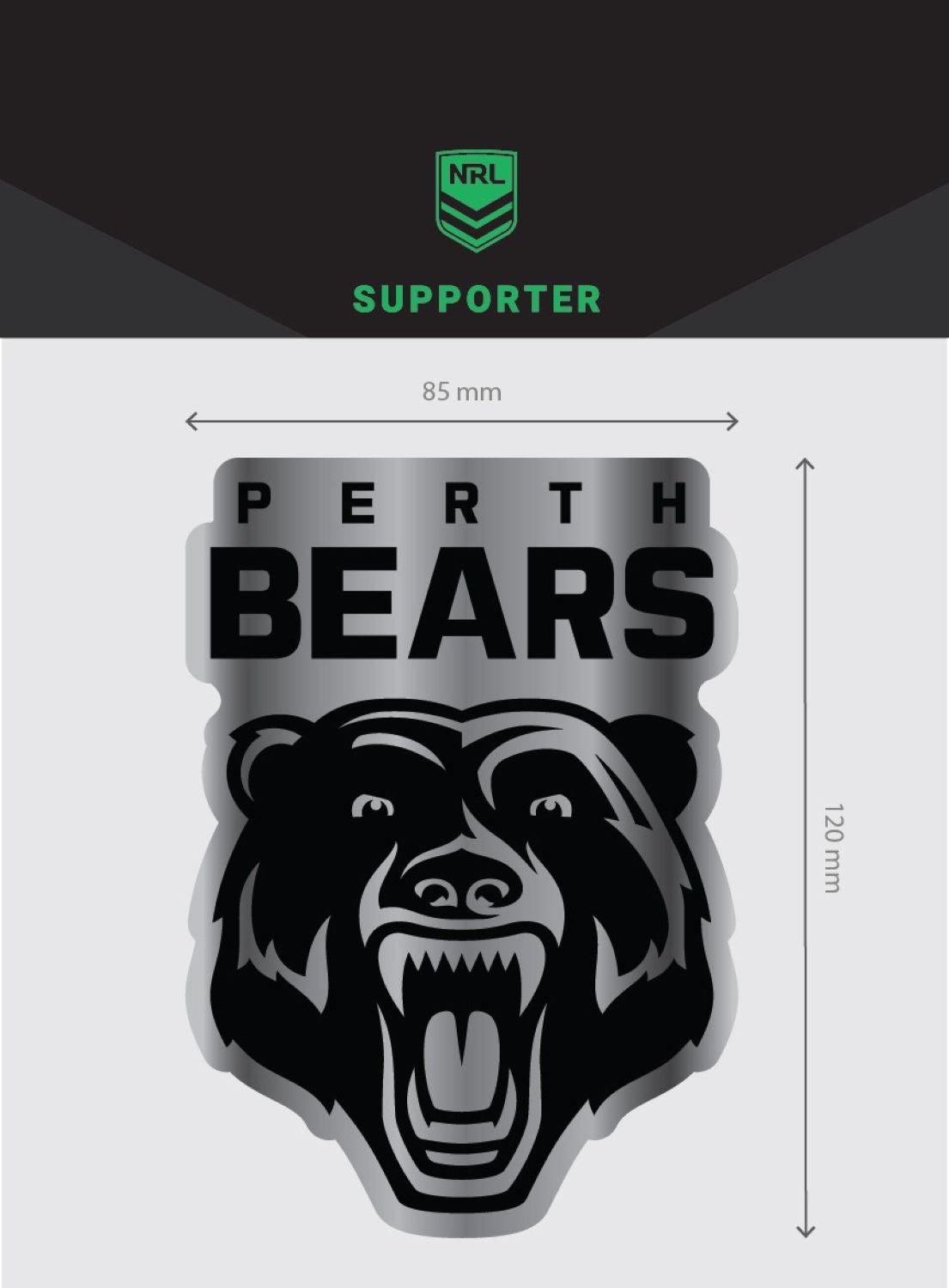 Perth Bears Chrome Decal