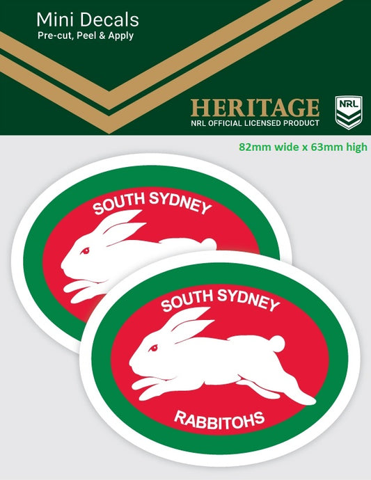 Rabbitohs Heritage Mini Decals