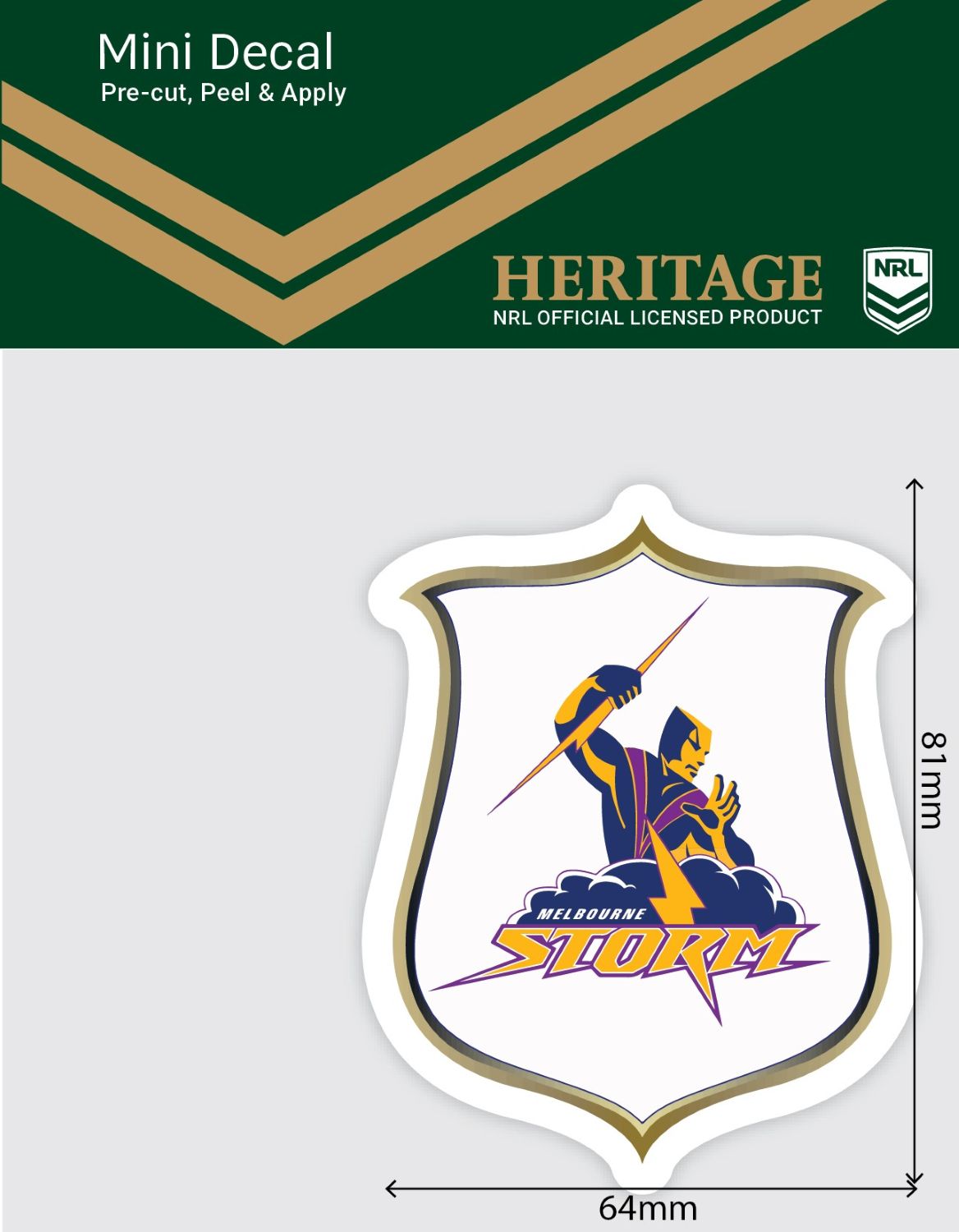 Storm Heritage Mini Decal