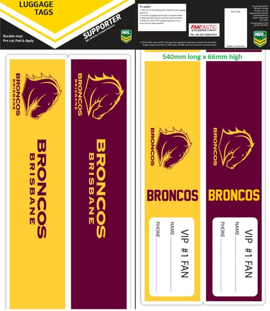 Broncos Luggage Tags