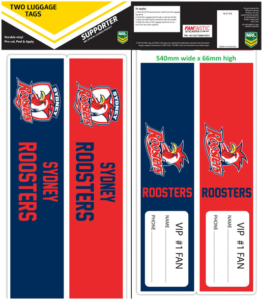 Roosters Luggage Tags