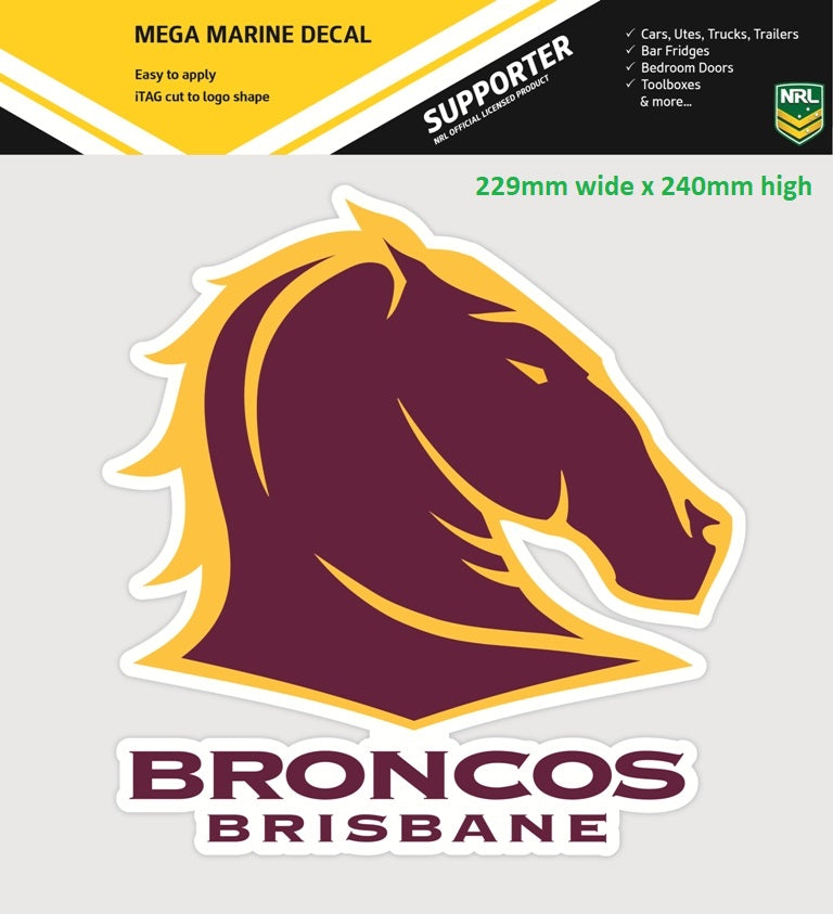 Broncos Marine Decal