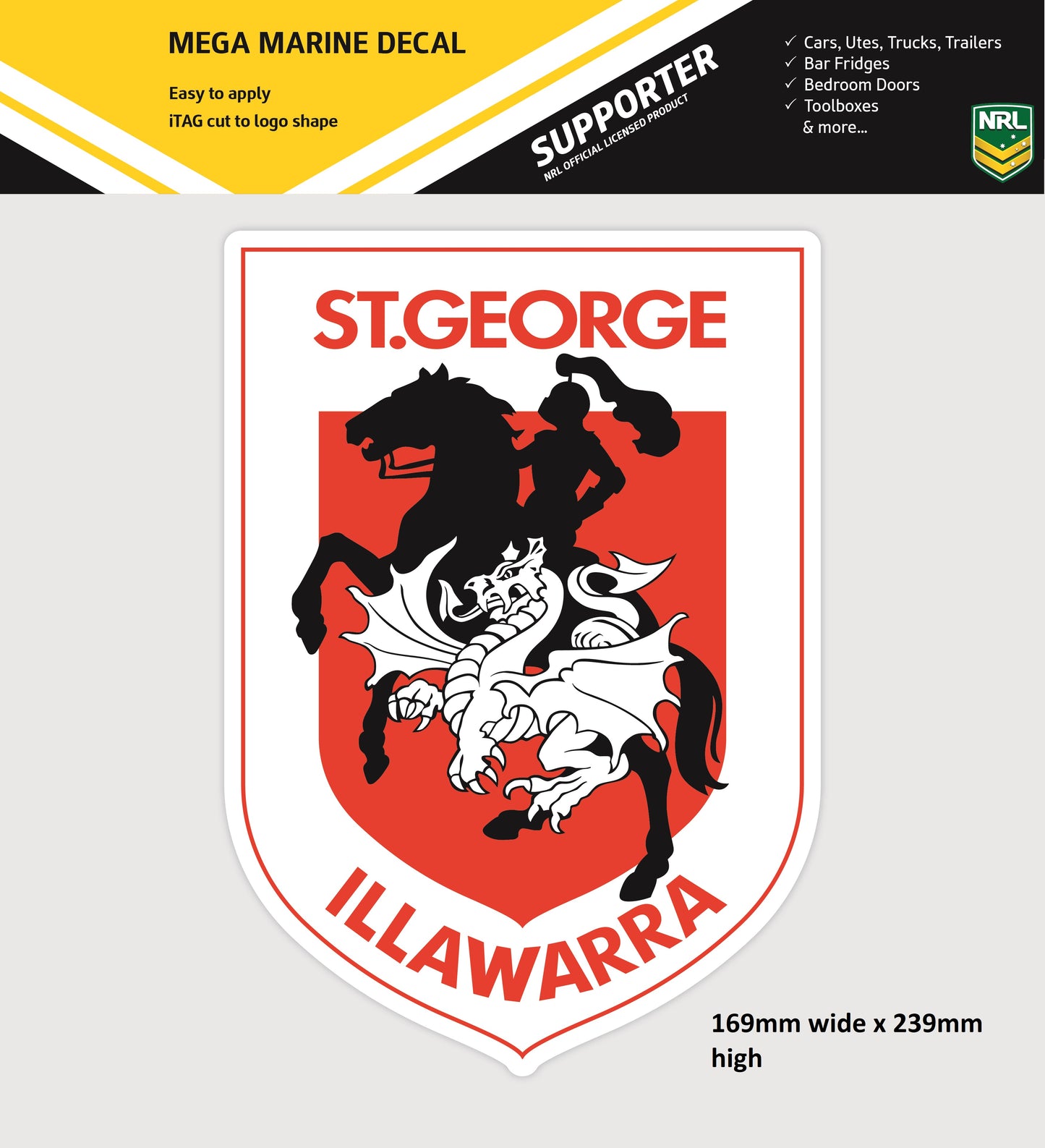 Dragons Marine Decal