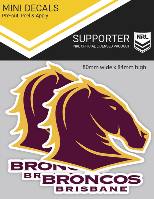Broncos Mini Decals