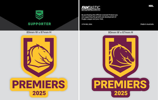 2025 NRL Premiers Mini Decal