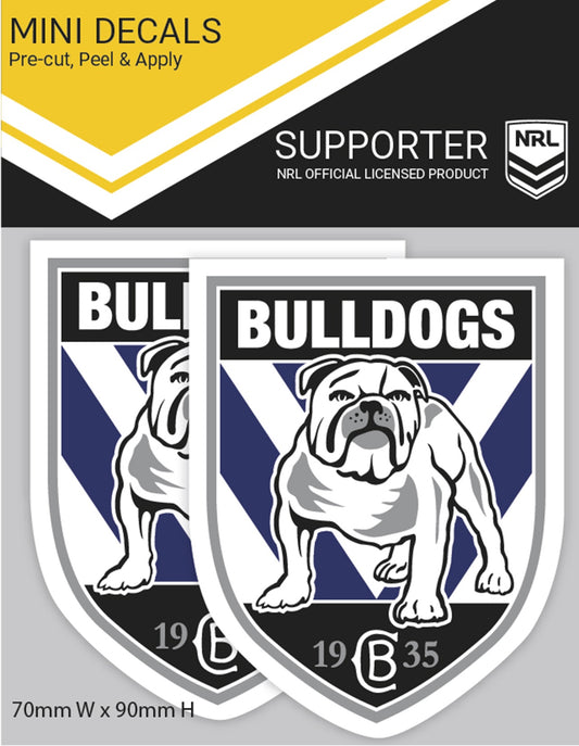 Bulldogs Mini Decals