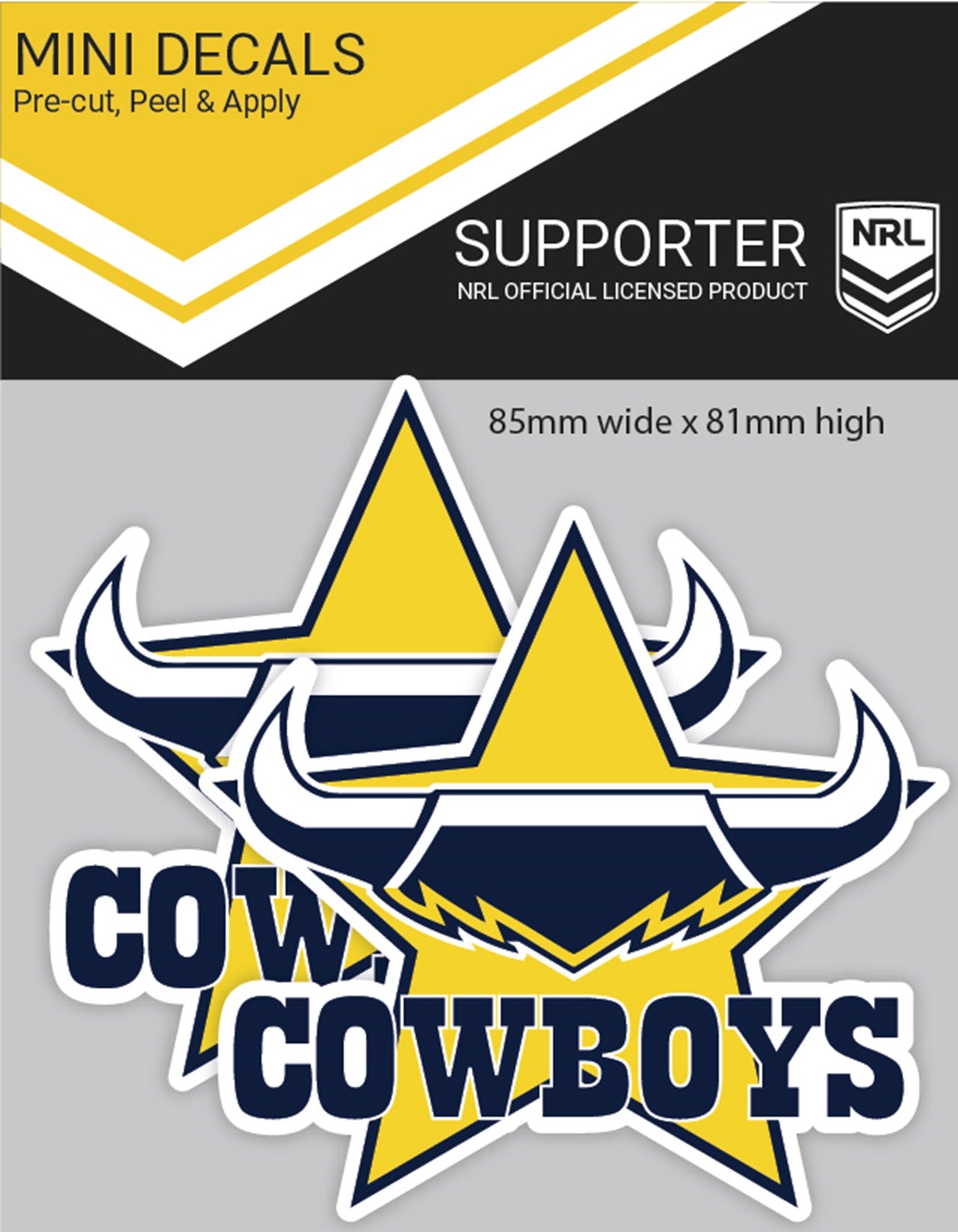 Cowboys Mini Decals