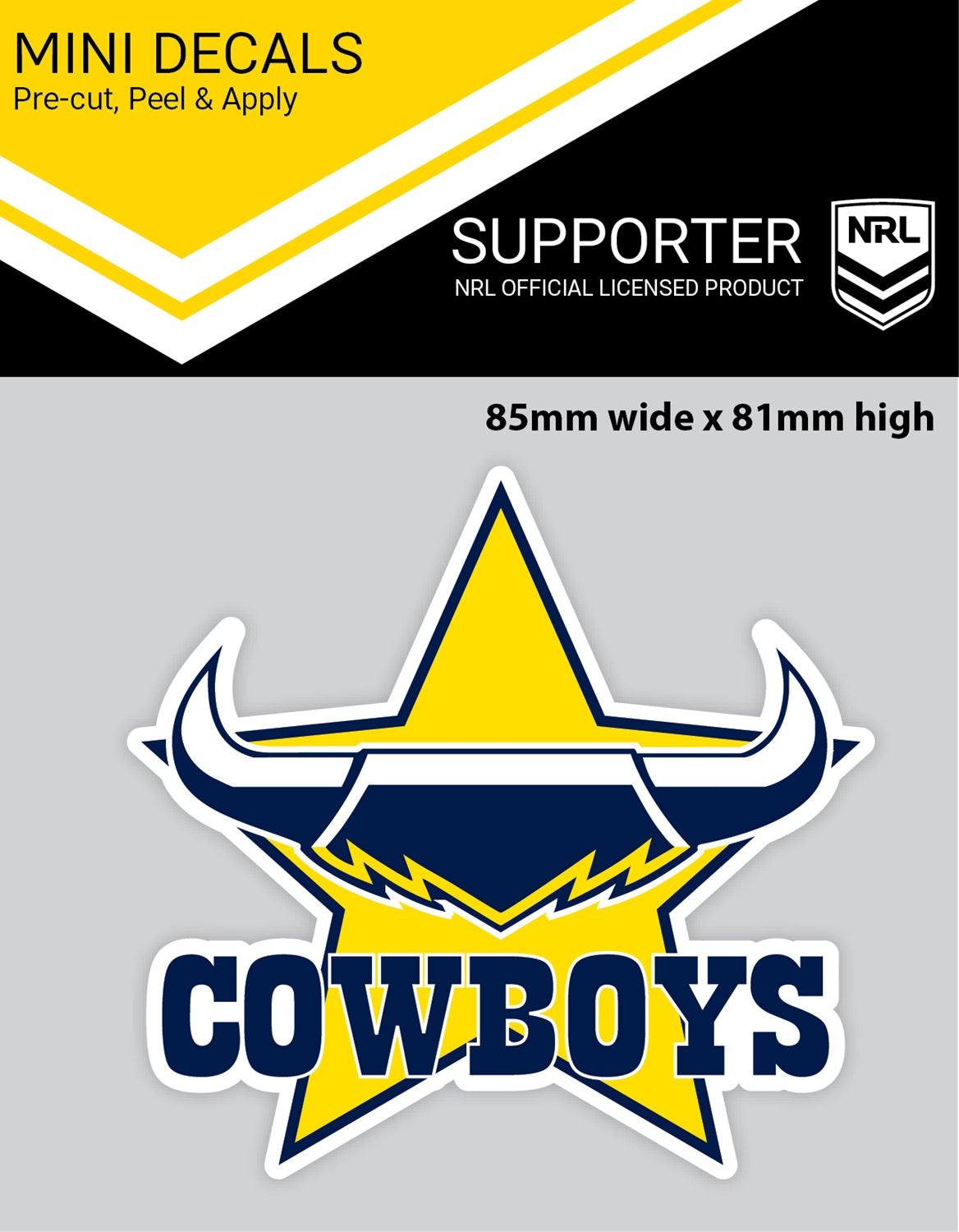 Cowboys Mini Decal