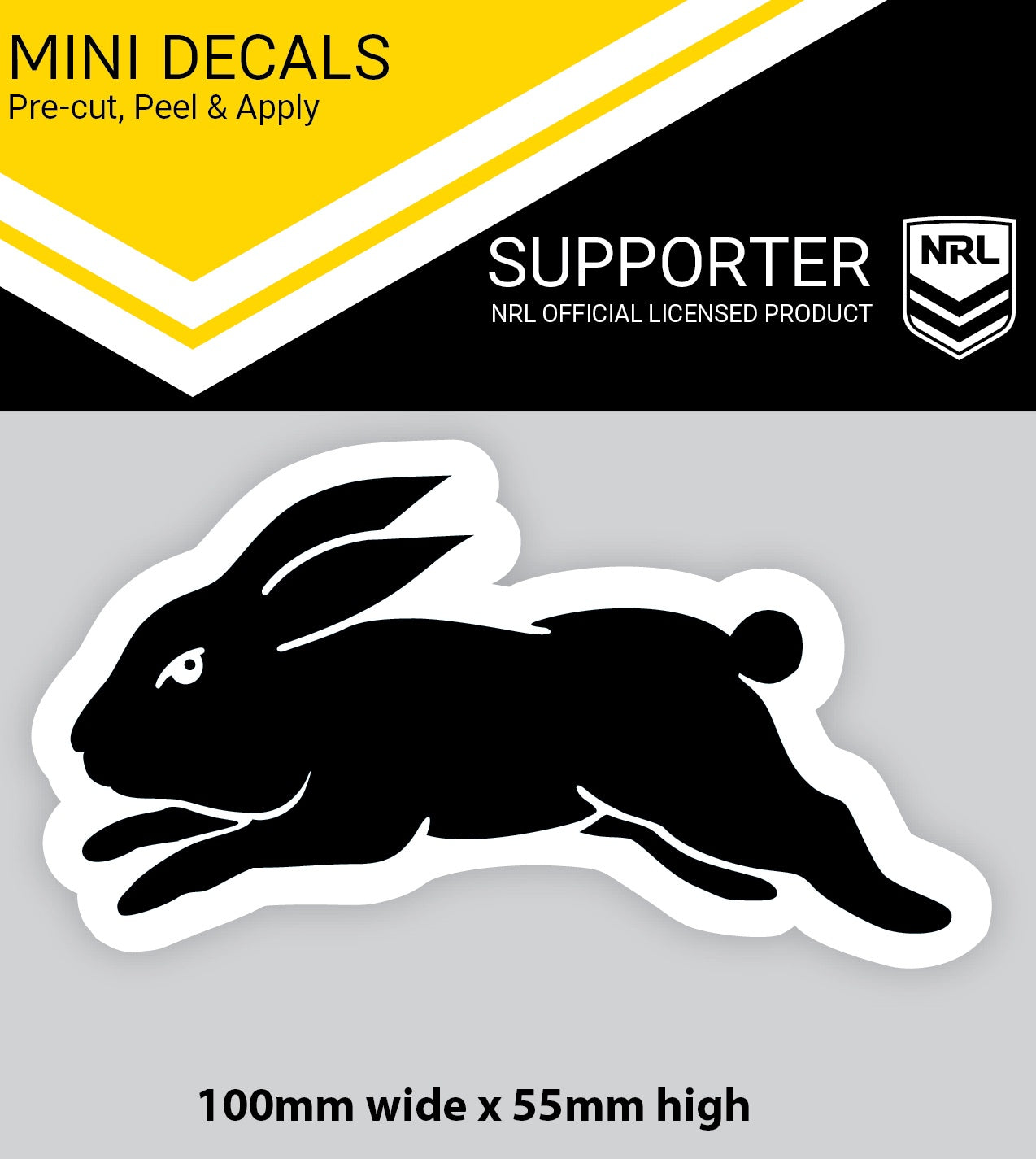 Rabbitohs Mini Decal (2021)