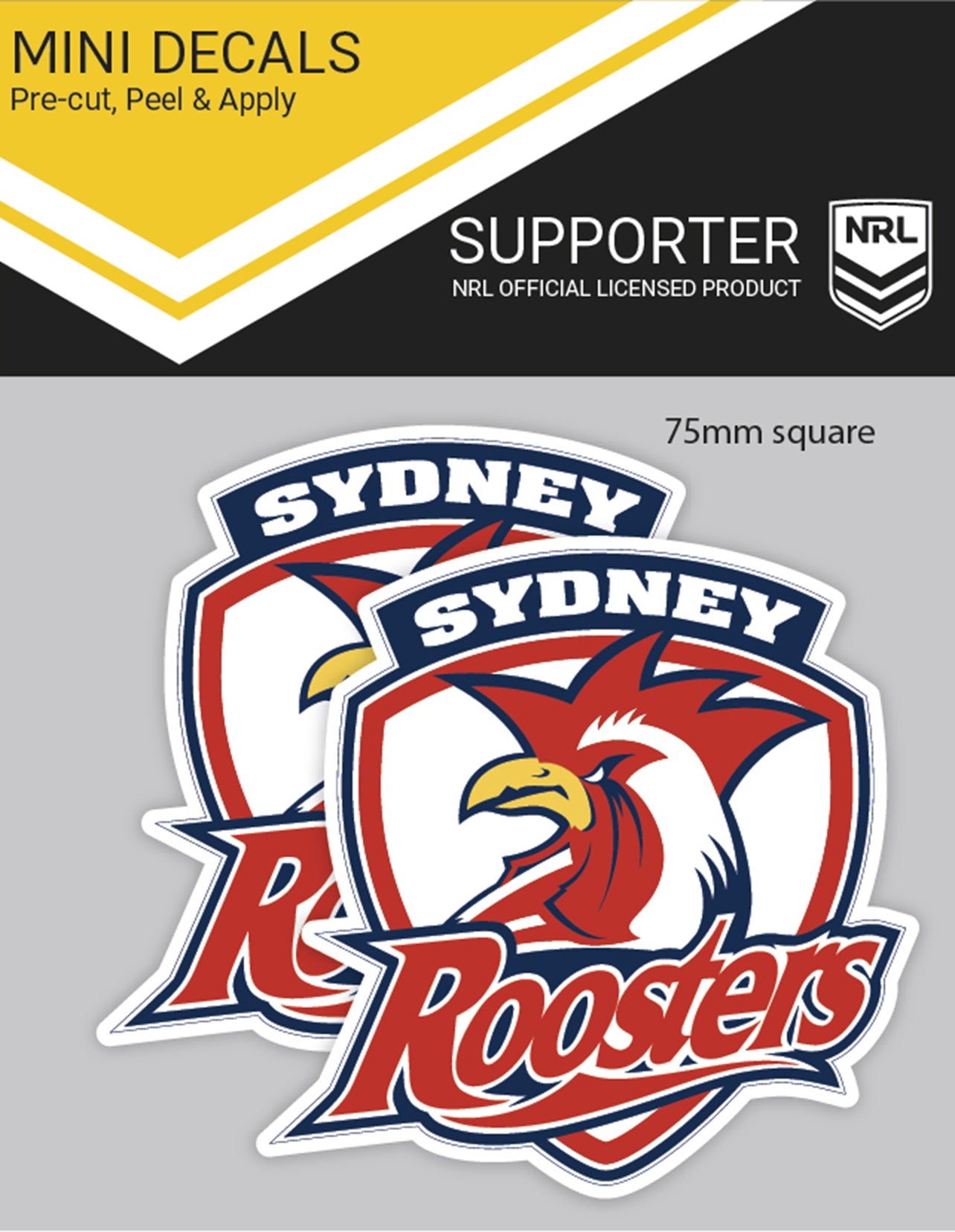 Roosters Mini Decals