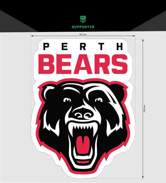 Perth Bears Mega Decal