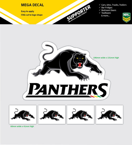 Panthers Secondary Mega Decal (2019)