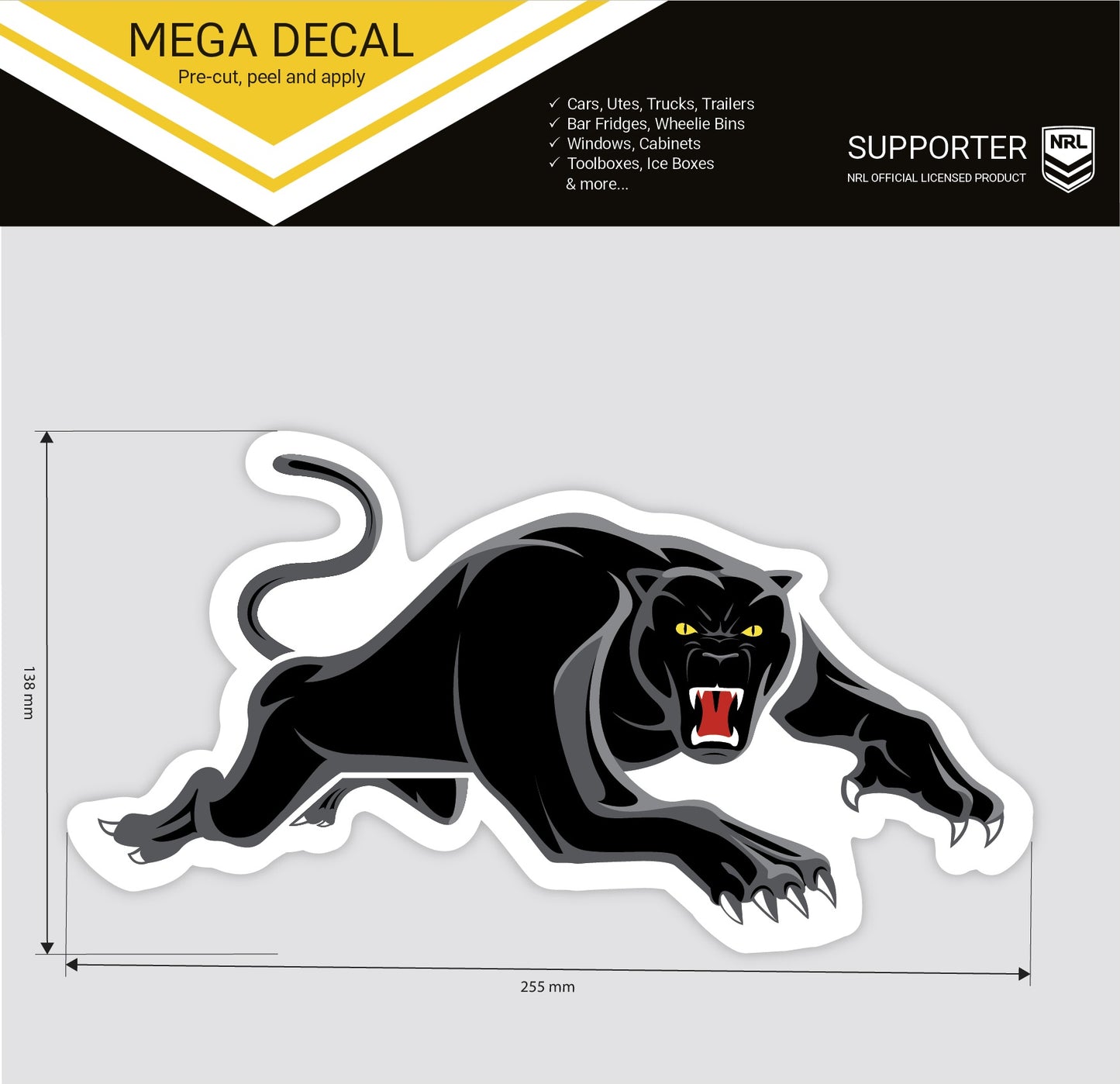 Panthers Mega Decal (2019)