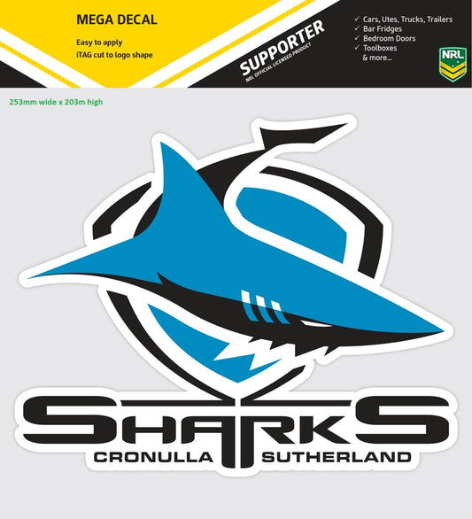Sharks Mega Decal