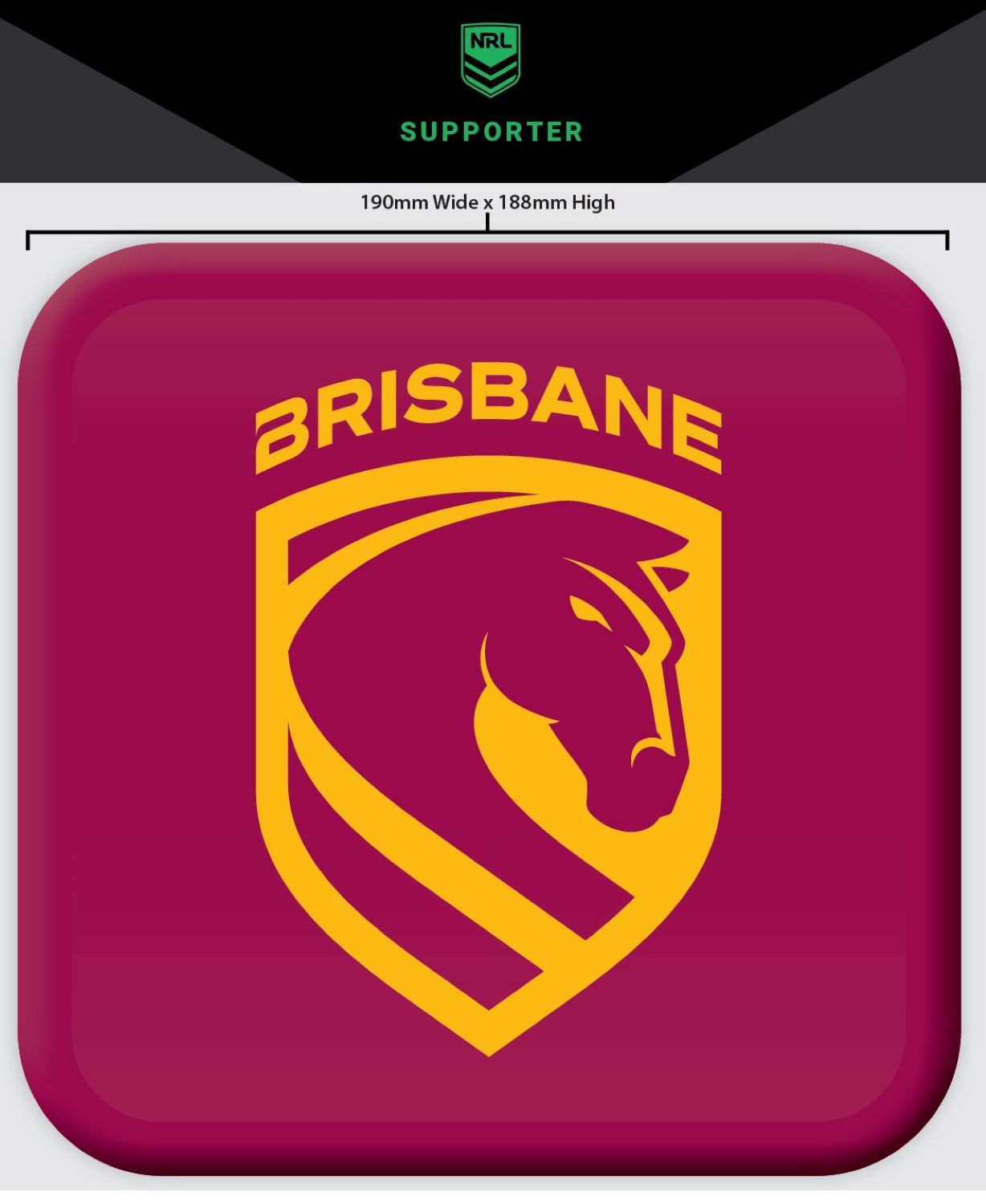 Broncos Fuel Lid Decal