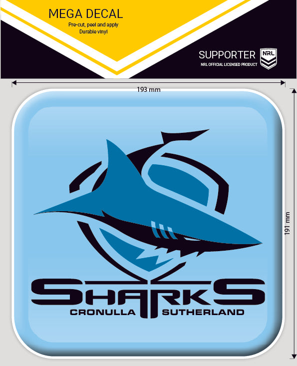 Sharks App Icon Mega Decal
