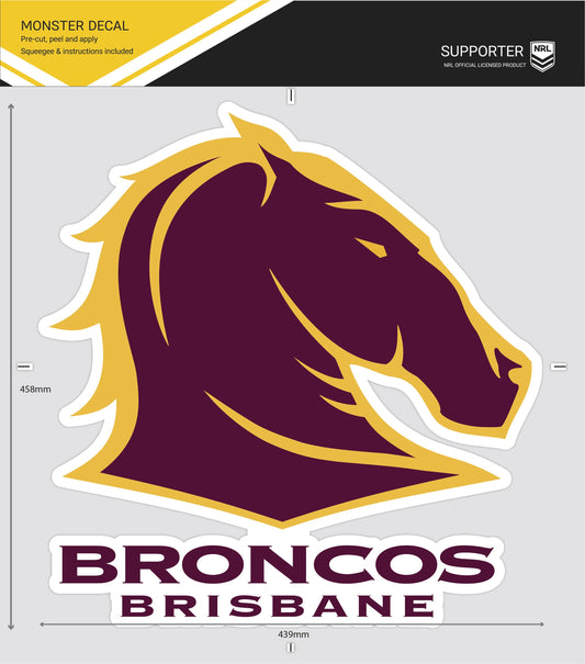 Broncos Monster Decal