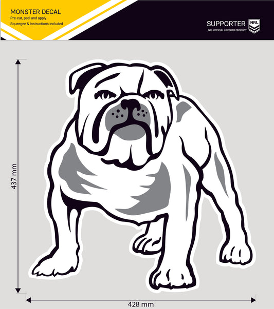 Bulldogs Monster Decal Secondary Logo