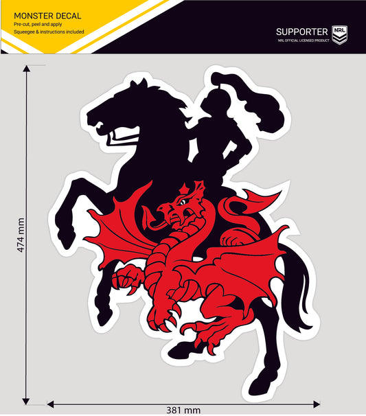 Dragons Monster Decal Secondary Logo