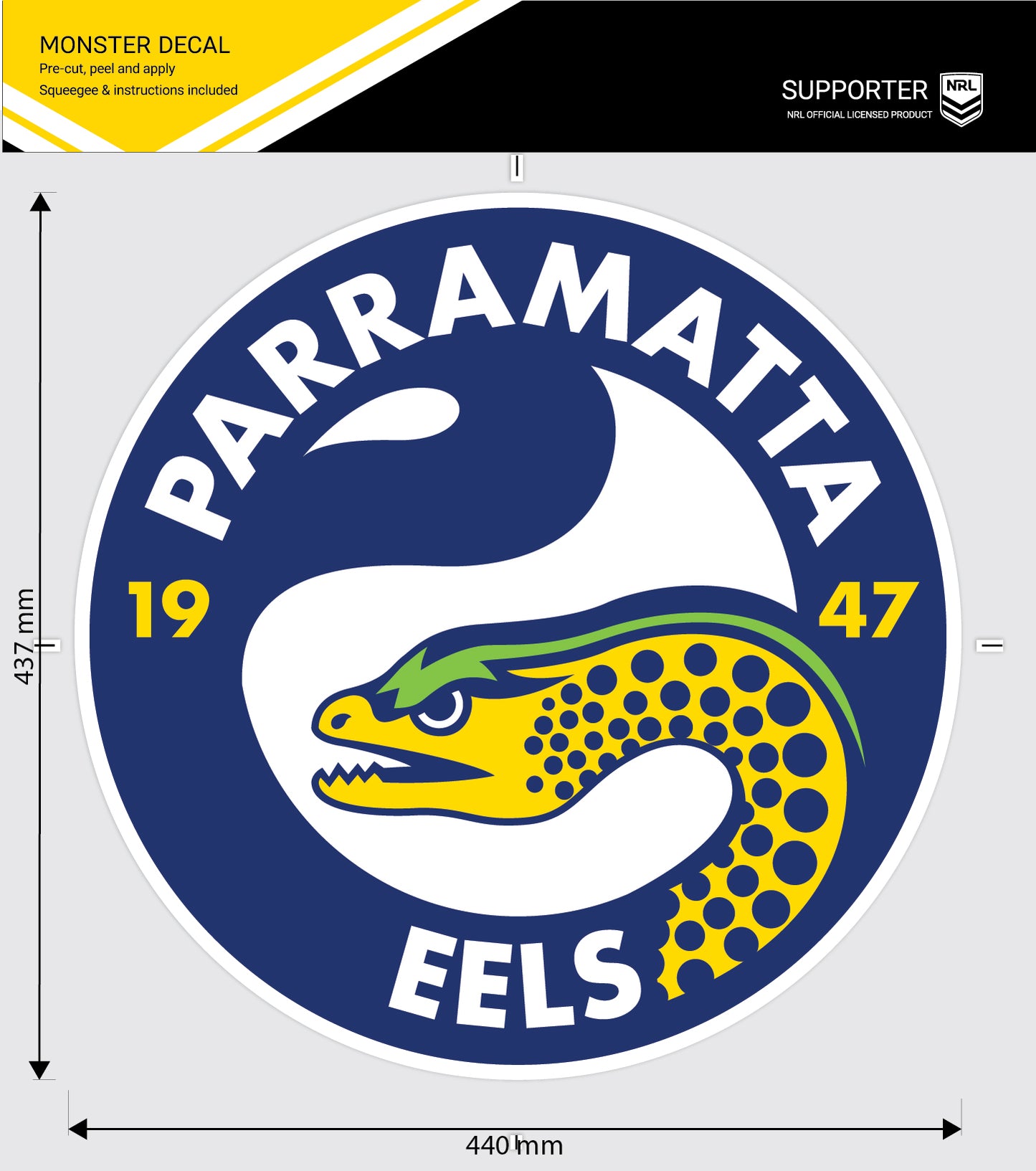Eels Monster Decal