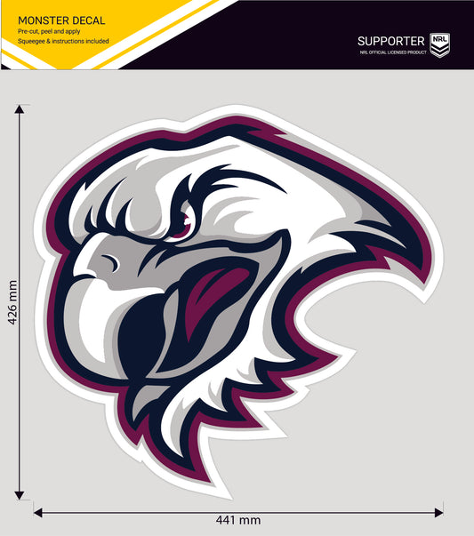 Sea Eagles Monster Decal Secondary Logo
