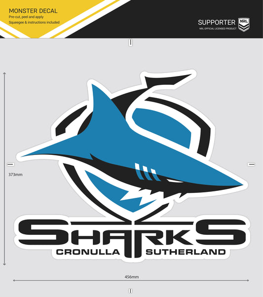 Sharks Monster Decal