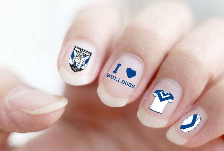 Bulldogs Nail Decals
