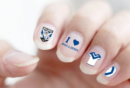 Bulldogs Nail Decals