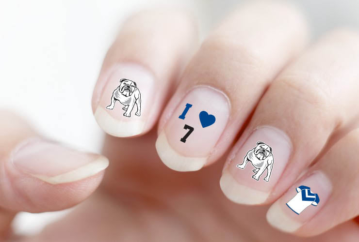 Bulldogs Nail Decals