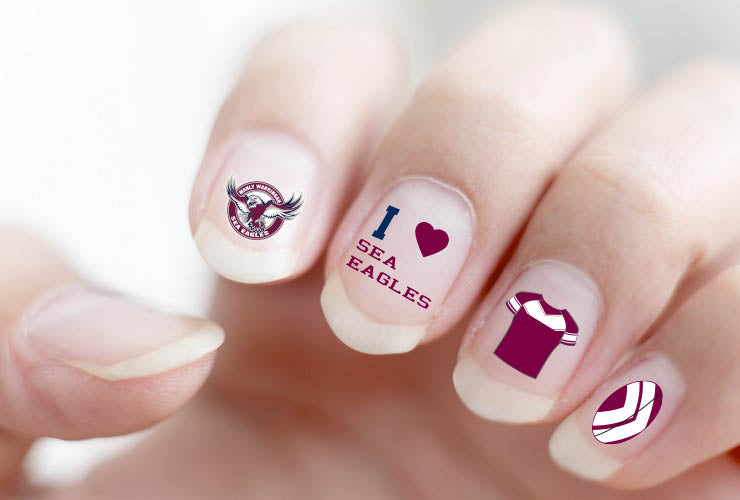 Sea Eagles Nail Decals