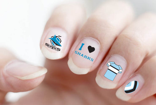 Sharks Nail Decals