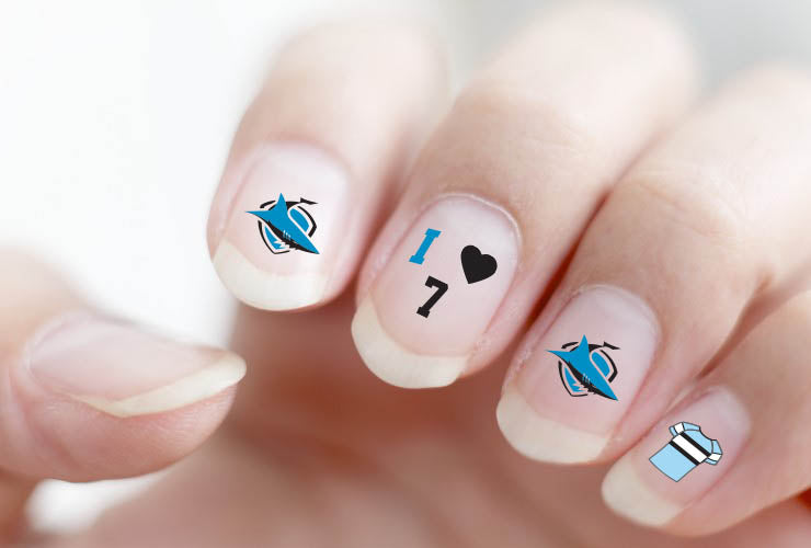Sharks Nail Decals