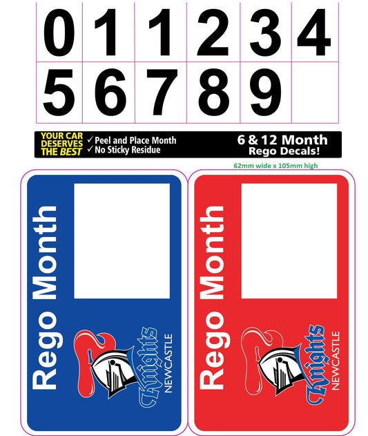 Knights Rego Reminder Decals