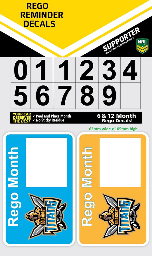 Titans Rego Reminder Decal
