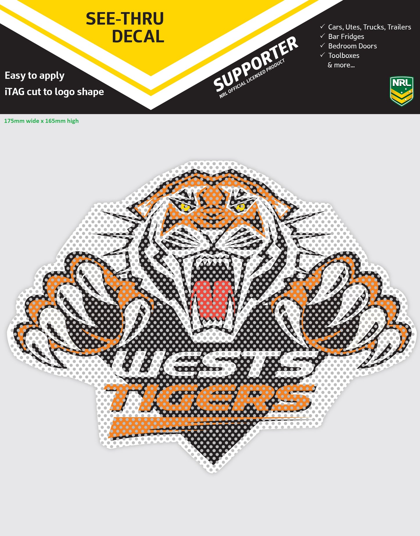 Wests Tigers See-Thru Logo
