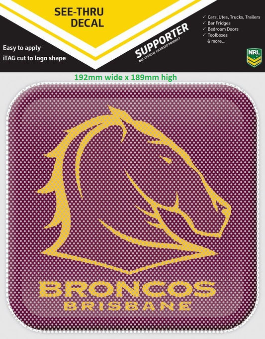 Broncos App Icon See-Thru Decal