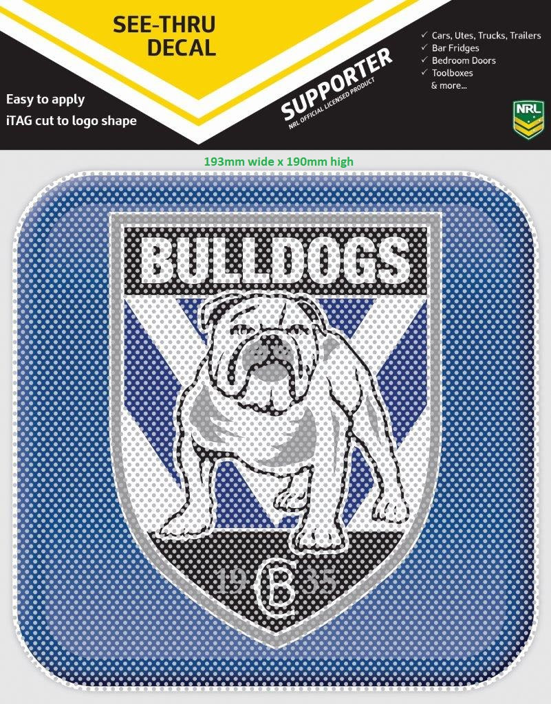 Bulldogs App Icon See-Thru Decal