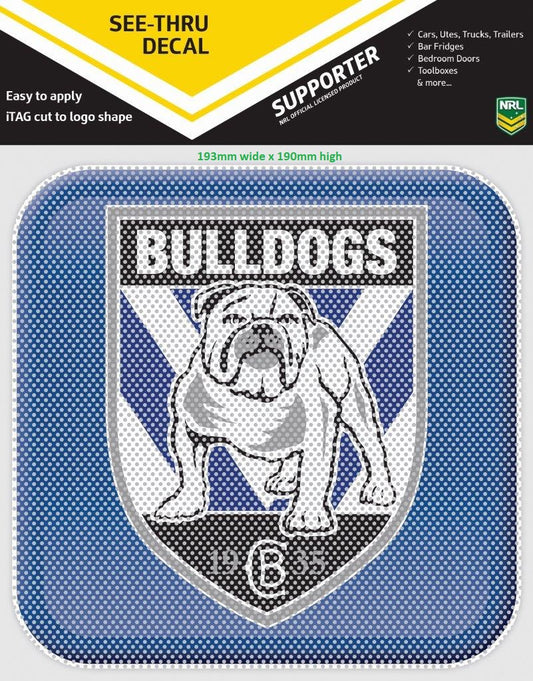 Bulldogs App Icon See-Thru Decal