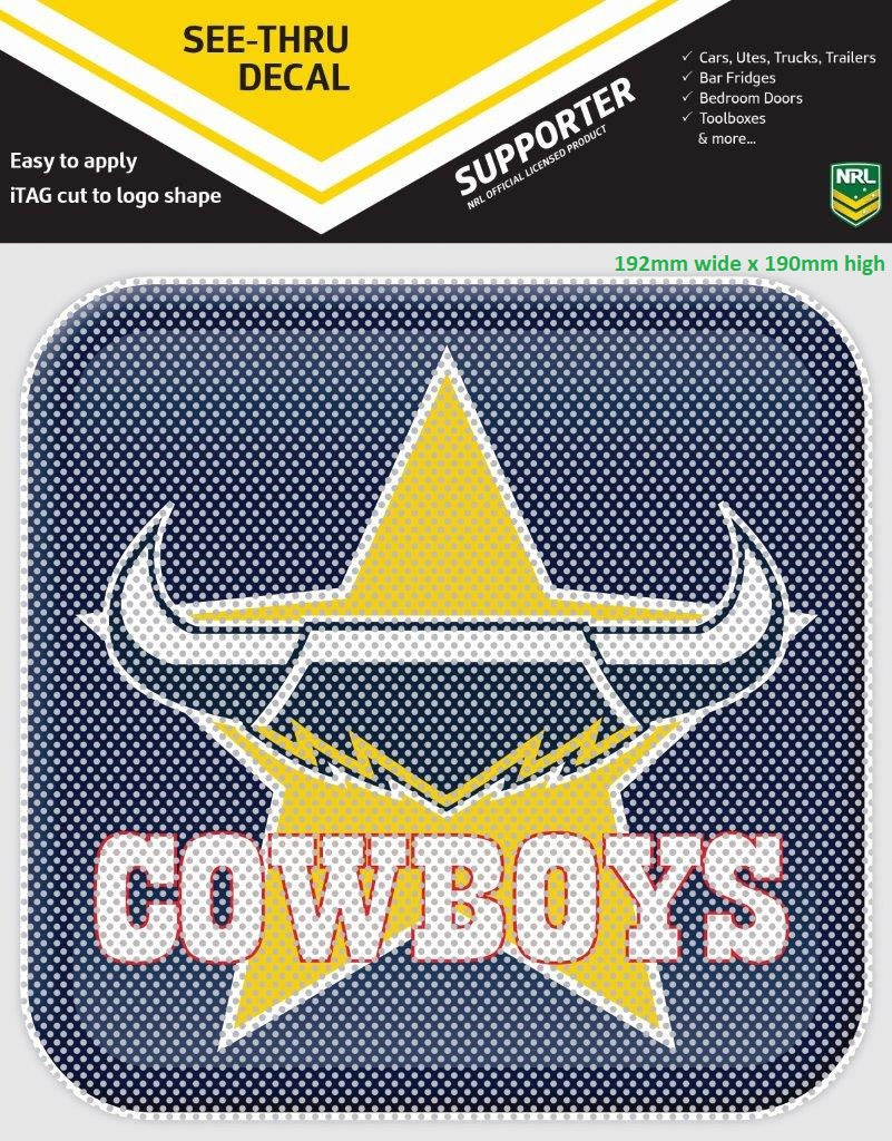 Cowboys App Icon See-Thru Decal