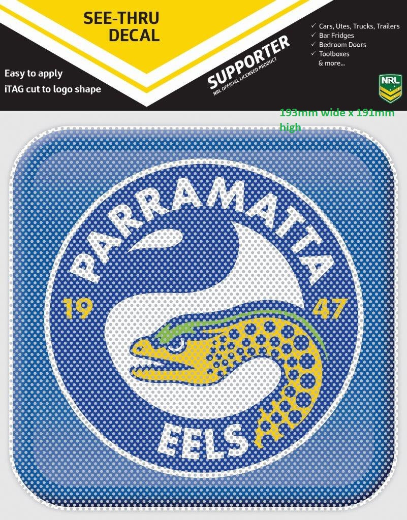 Eels App Icon See-Thru Decal
