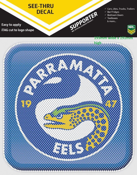 Eels App Icon See-Thru Decal