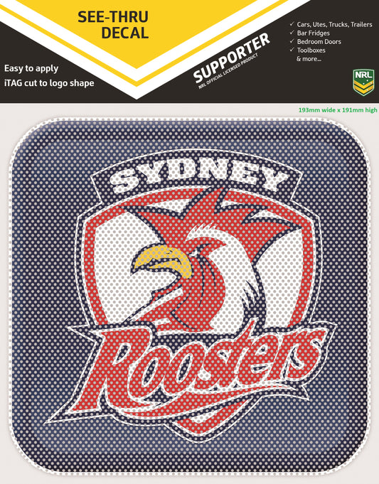 Roosters App Icon See-Thru Decal